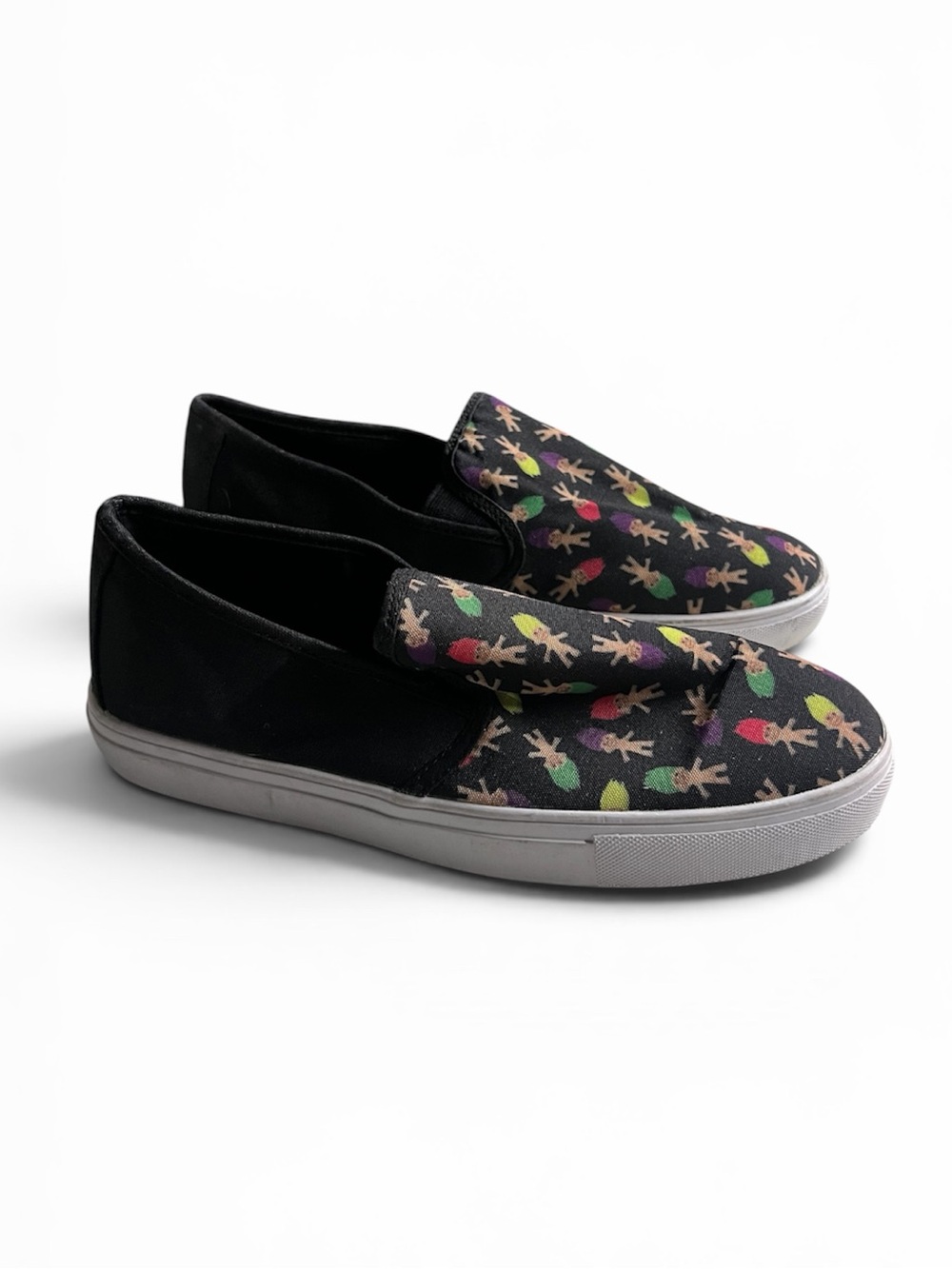 Yru Slip-On Sneakers with Troll Print